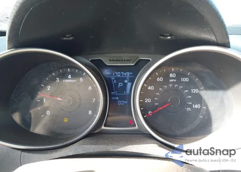 2013 Hyundai Veloster Base W/Gray z USA, uszkodzony, nr VIN KMHTC6AD8DU108918